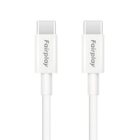 Câble 100W USB-C/USB-C 1m (Blanc) FAIRPLAY HIMALYA