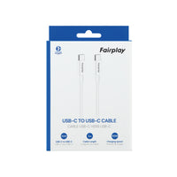 Câble 100W USB-C/USB-C 1m (Blanc) FAIRPLAY HIMALYA