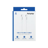 Câble 100W USB-C/USB-C 1m (Blanc) FAIRPLAY HIMALYA