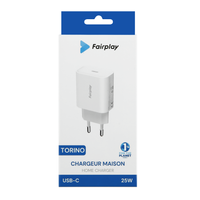 Chargeur 25W USB-C FAIRPLAY