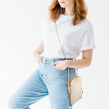 Cross Body phone bag Ivory
